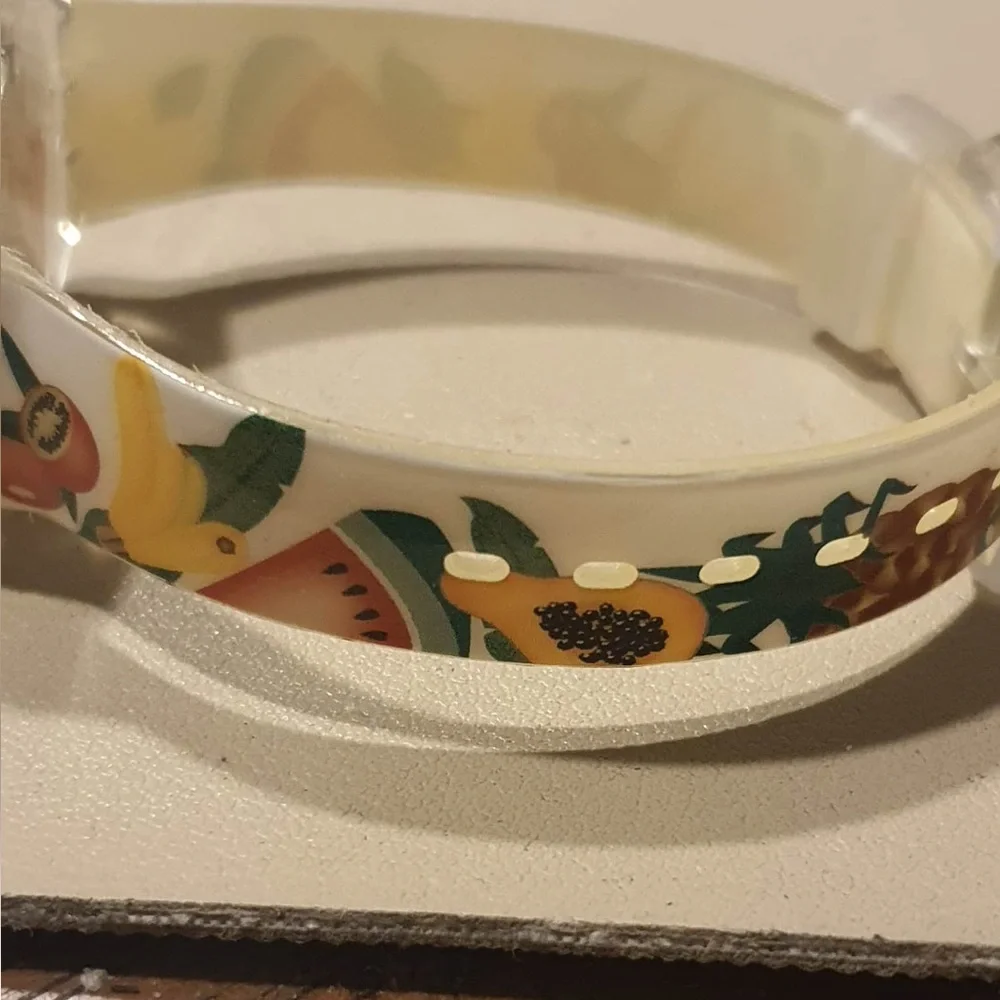 Swatch Lady Fruit Cocktail LK253 White Women's Watch